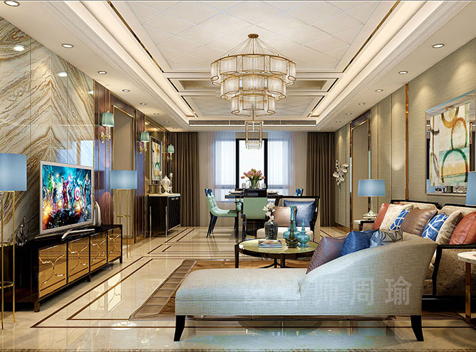 美女高潮三级视频世纪江尚三室两厅168平装修设计效果欣赏